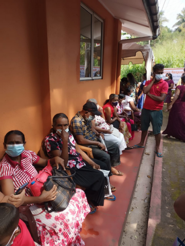 A health medical clinic at Homagama Wataraka South Service Square (2022-11-19)